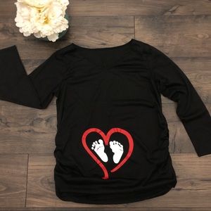 Maternity long sleeve shirt